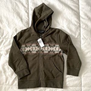Pendleton Kids hooded zip sweatshirt
